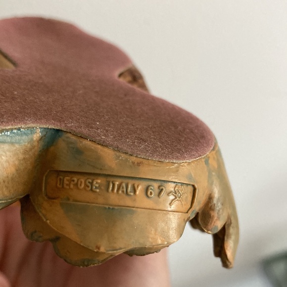 Vintage 1967 Depose antique Fontanini angel cherub putti baby head figurine - Picture 5 of 6